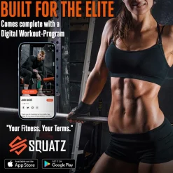 Adjustable Squat Rack Stand, 1000lb Capacity, Heavy Duty Steel, Rust Resistant<SQUATZ Clearance