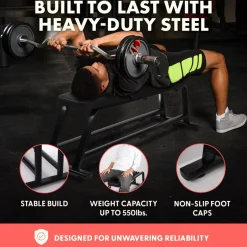 Adjustable Weight Bench, Full-Body Workout, Heavy-Duty Steel, Foldable<SQUATZ Clearance