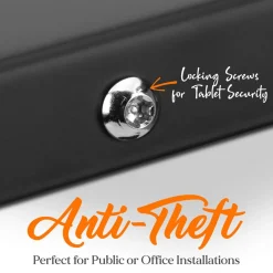 Anti-Theft iPad Kiosk Stand - Secure Aluminum, 37.8