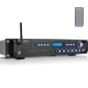 Bluetooth Amplifier Receiver 3000W Wireless Streaming Multi-Channel Audio<Pyle Best