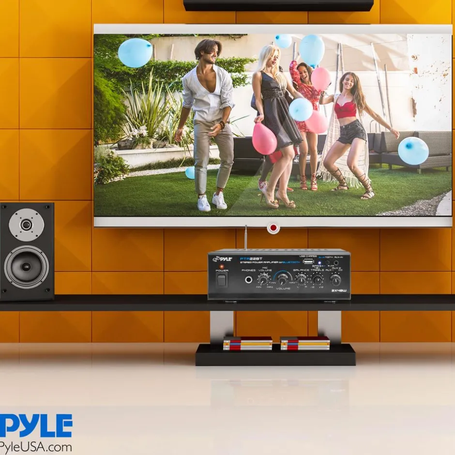 Bluetooth Home Audio Amplifier<Pyle Online