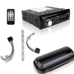 Bluetooth Marine Stereo Kit, Hands-Free, Waterproof Speakers, CD/MP3/USB/SD<Pyle Online