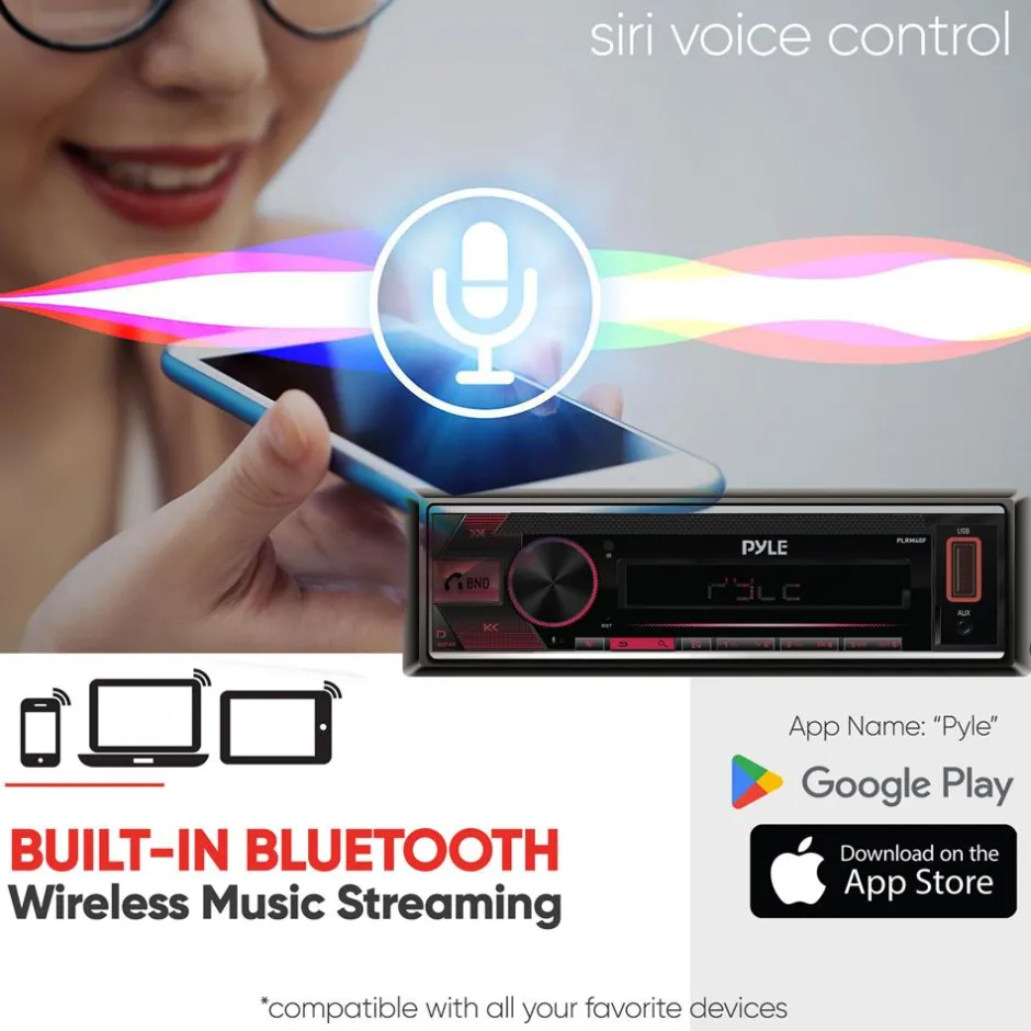 Bluetooth Mp3 Radio Receiver<Pyle New
