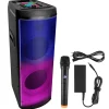 Bluetooth PA Speaker 600W Rechargeable Dual 12" LED Lights<Pyle Discount