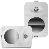 Bluetooth Waterproof Speakers 300W 4" 2-Way Polymer Tweeter White<Pyle Online