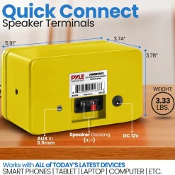 Bluetooth Waterproof Speakers 200W 3.5