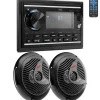 Boat Bluetooth Marine Stereo - Hands-Free Calling, Double DIN, LCD Display<Pyle Best