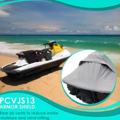 Boat Cover Marine Protection Waterproof 127”-138” Gray<Pyle Online