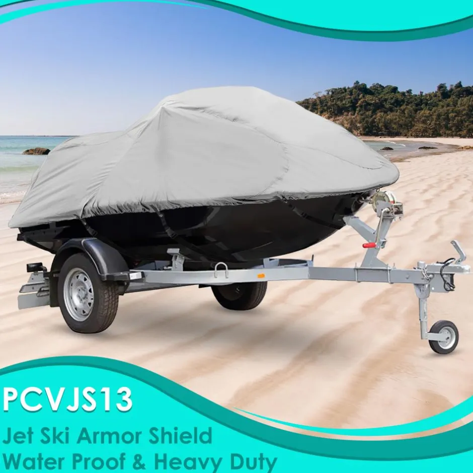 Boat Cover Marine Protection Waterproof 127”-138” Gray<Pyle Online