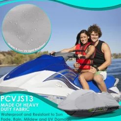 Boat Cover Marine Protection Waterproof 127”-138” Gray<Pyle Online