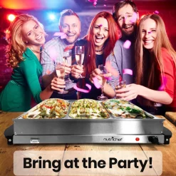 Buffet Food Warmer Serving Station<NutriChef