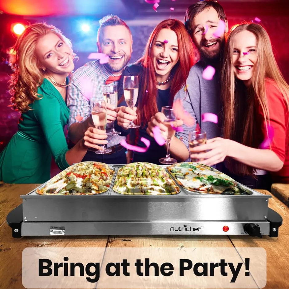 Buffet Food Warmer Serving Station<NutriChef