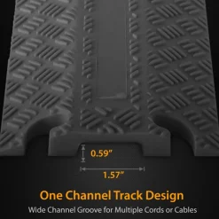 Cable Cover Ramp Safety Track, 1-Ch.<Pyle Online