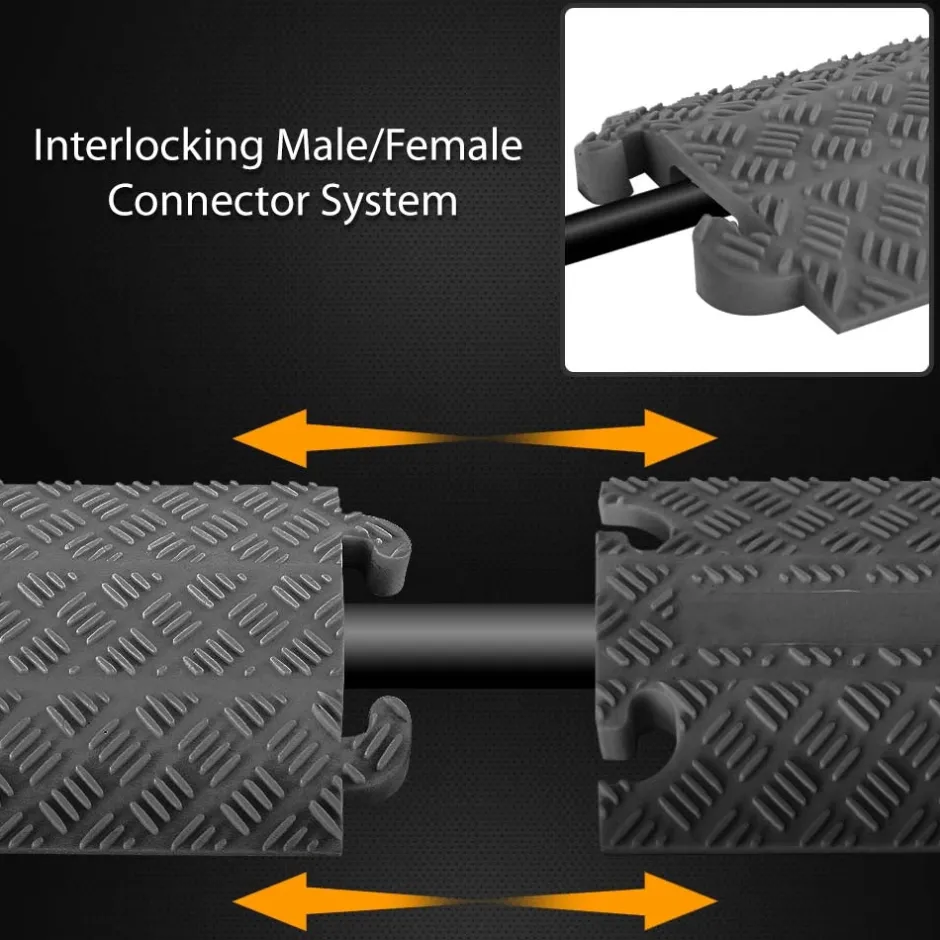 Cable Cover Ramp Safety Track, 1-Ch.<Pyle Online