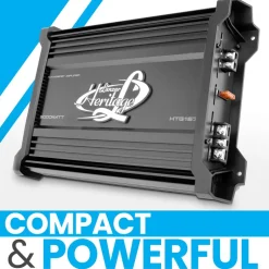 Car Audio Amplifier 3000W Monoblock MOSFET Nickel Plated RCA Input<Lanzar Hot