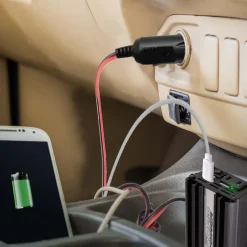 Car Power Inverter 100W USB Charger 12V DC to 110V AC Adapter<Pyle Hot