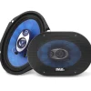 Car Speakers Pair 360W Blue Poly Cone Butyl Rubber Surround<Pyle Discount