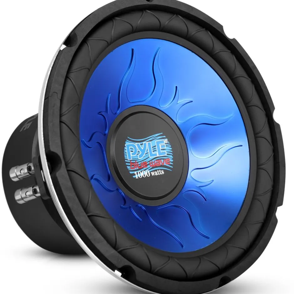 Car Subwoofer 1000W Power Dual Voice Coil Blue Injection Molded Cone<Pyle Clearance