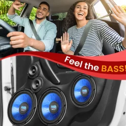 Car Subwoofer 1000W Power Dual Voice Coil Blue Injection Molded Cone<Pyle Clearance