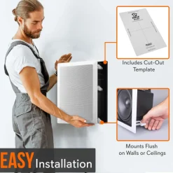 Ceiling Wall Speaker 400W Deep Bass 6.5