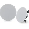 Ceiling/Wall Speaker System - Wireless Bluetooth, 240W, Magnetic Grill<Pyle Outlet