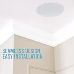 Ceiling/Wall Speaker System - Wireless Bluetooth, 240W, Magnetic Grill<Pyle Outlet