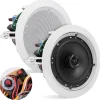 Ceiling/Wall Speaker 500W Flush Mount 2-Way Stereo White<Pyle Sale