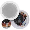 Ceiling/Wall Speaker 300W Flush Mount 2-Way Stereo White<Pyle Best