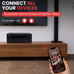 5.1-Ch. Bluetooth Home Theater Receiver<Pyle Discount