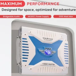 4-Ch. Elite Bluetooth Marine Amplifier<Pyle Sale