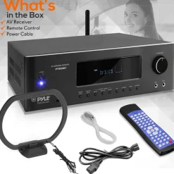 5.2-Ch Home Theater Receiver 1000W 4K Support Bluetooth Streaming<Pyle Sale
