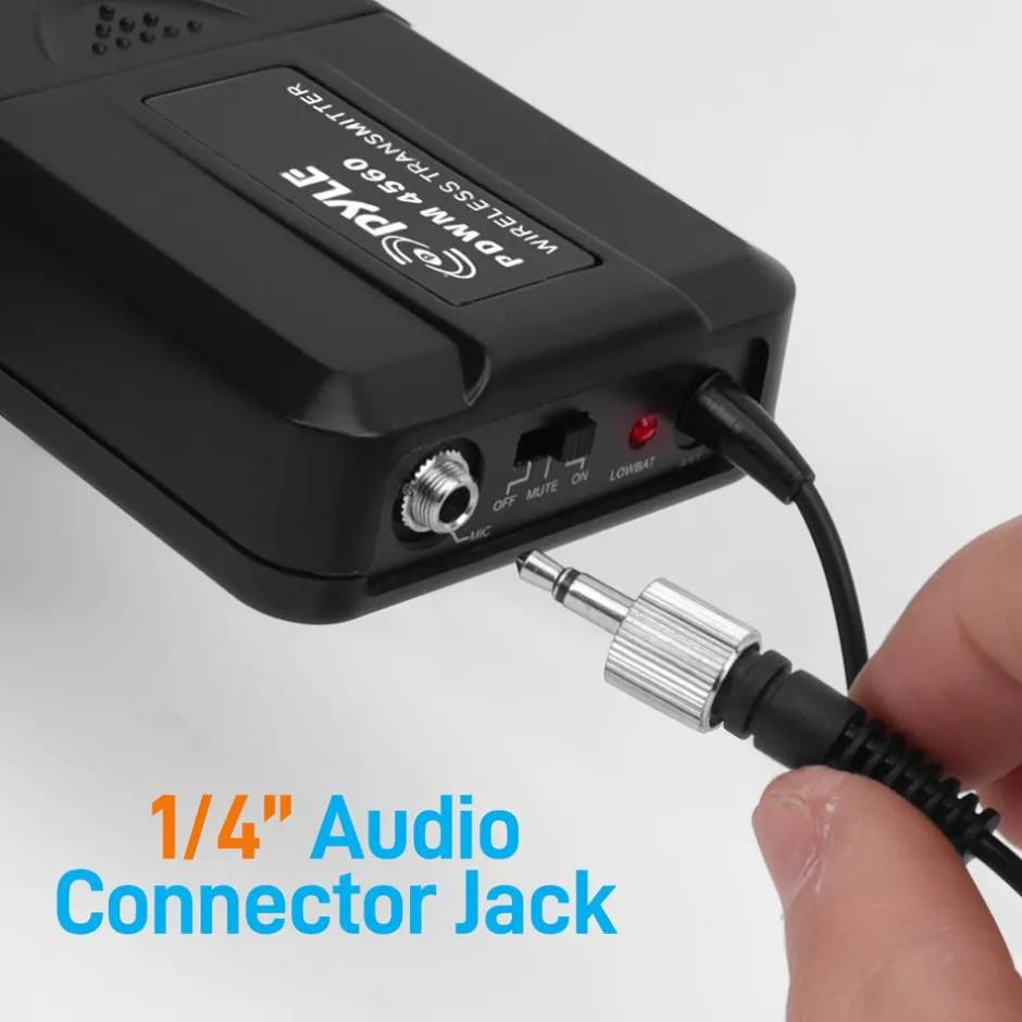 4-Ch. Uhf Wireless Microphone System<Pyle Hot