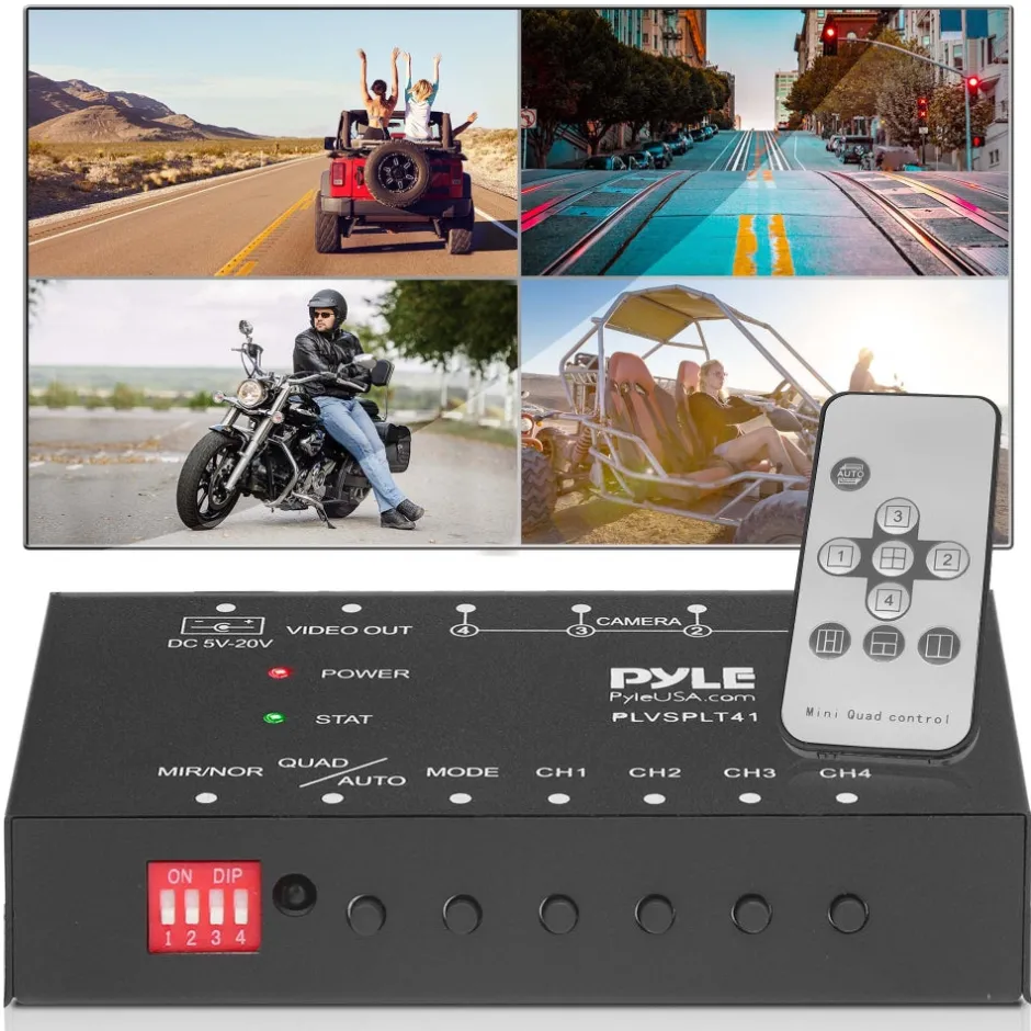 4-Ch. Video Picture Splitter<Pyle Discount