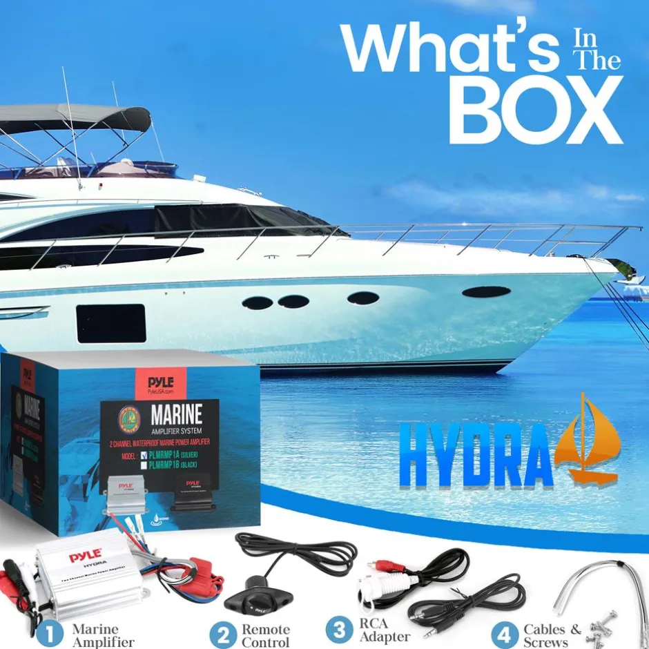 2-Ch. Waterproof Rated Marine Amplifier<Pyle Clearance