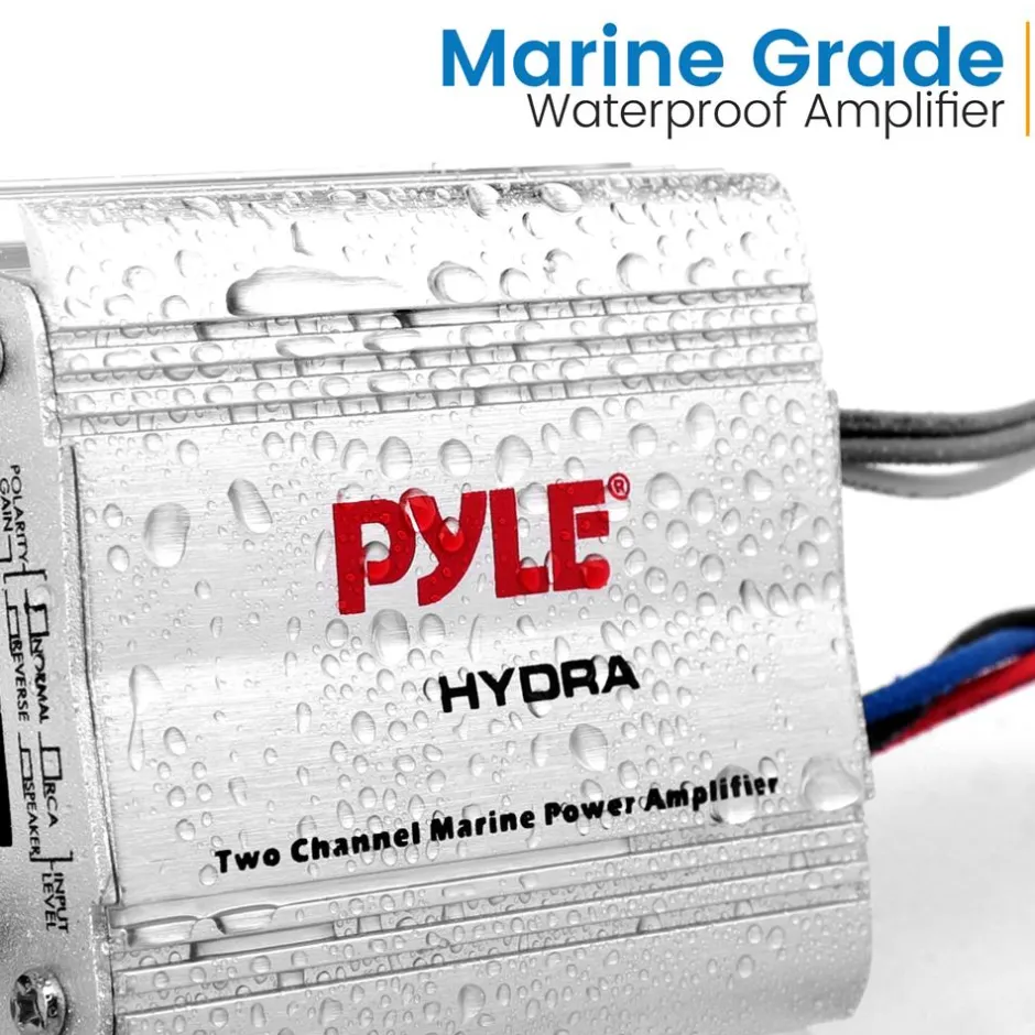 2-Ch. Waterproof Rated Marine Amplifier<Pyle Clearance