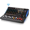 8-Channel Bluetooth DJ Mixer - Pro Sound, USB Recording, 7-Band EQ<Pyle Online