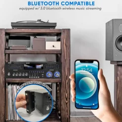 6-Channel Bluetooth Home Amplifier 1600W Wireless Streaming USB Inputs<Pyle Online