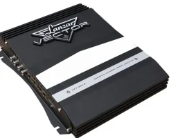 2-Channel Car Amplifier 800W MOSFET Slim Design with Bass Boost<Lanzar Sale
