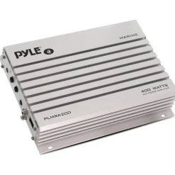 2-Channel Marine Amplifier 400W Waterproof Dual MOSFET Power Supply<Pyle Clearance