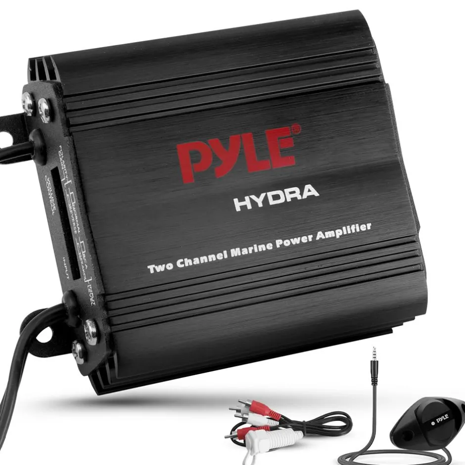 2-Channel Marine Amplifier, Waterproof, 400W Power, RCA Input<Pyle Discount