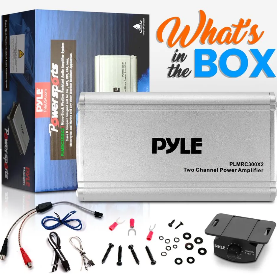 2-Channel Weather-Resistant Audio Amplif<Pyle Outlet