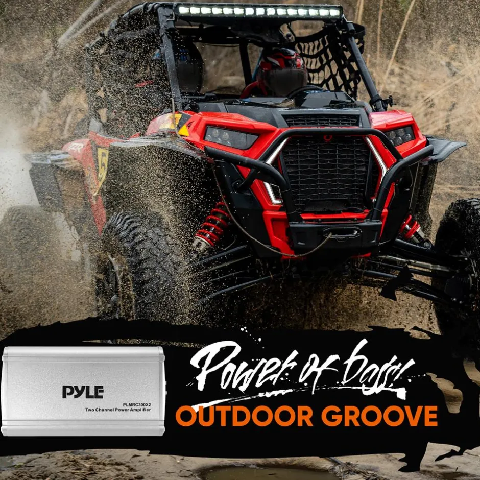 2-Channel Weather-Resistant Audio Amplif<Pyle Outlet