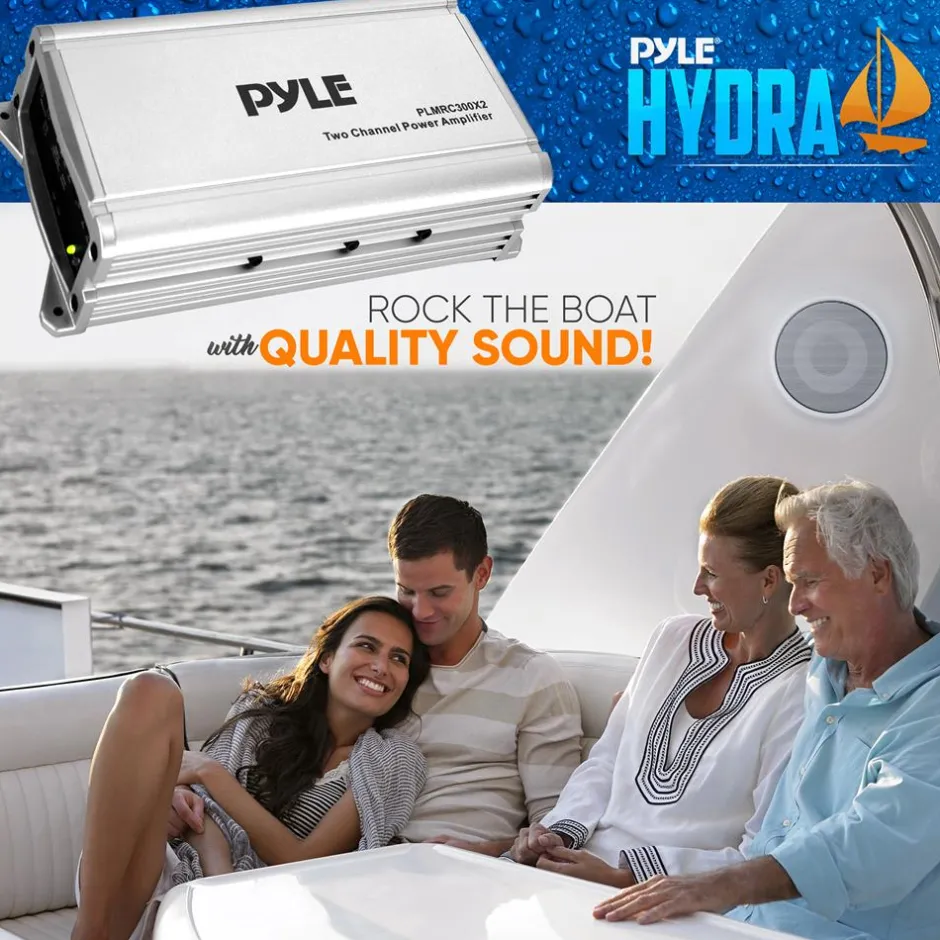 2-Channel Weather-Resistant Audio Amplif<Pyle Outlet