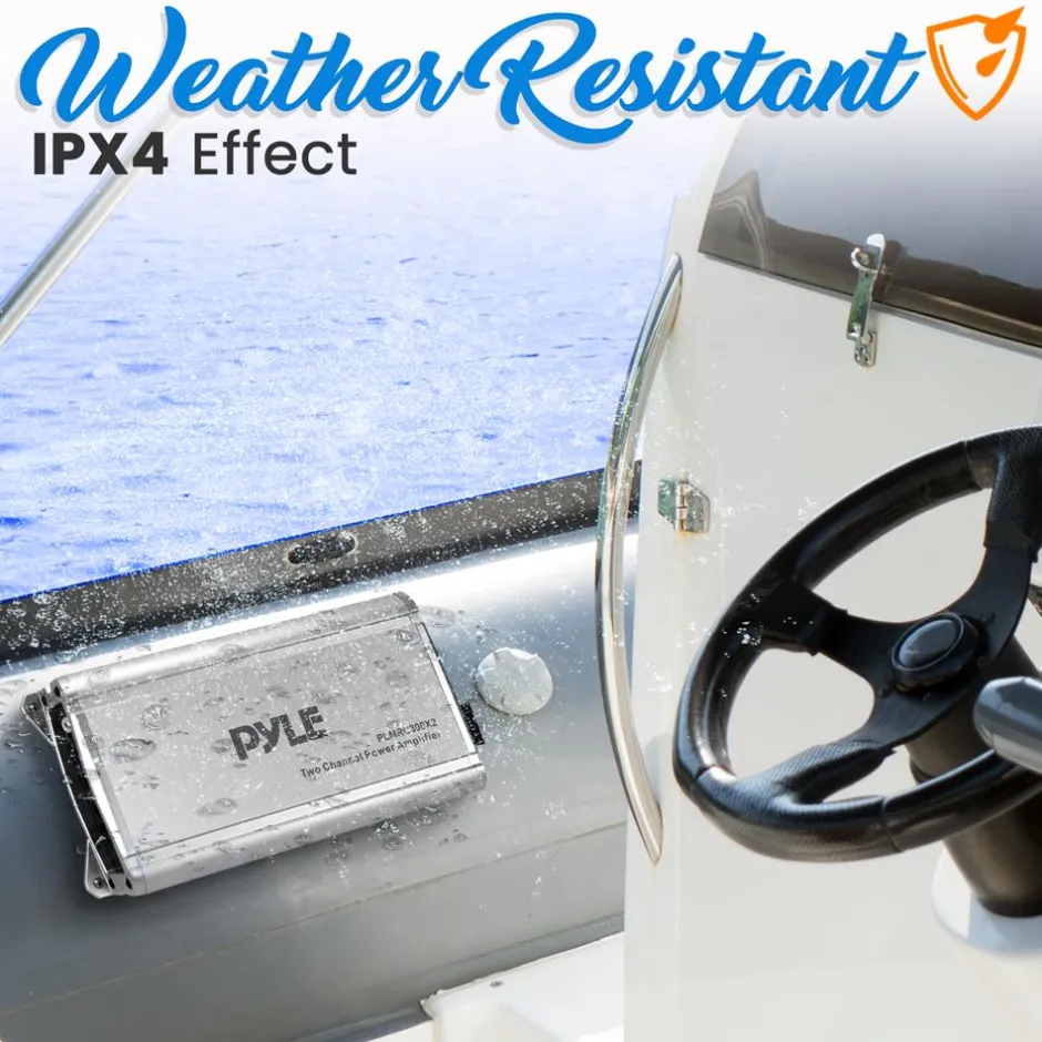 2-Channel Weather-Resistant Audio Amplif<Pyle Outlet
