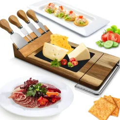 Cheese Board Serving & Cutting Set<NutriChef Sale