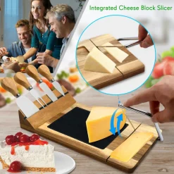 Cheese Board Serving & Cutting Set<NutriChef Sale