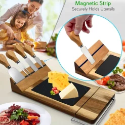 Cheese Board Serving & Cutting Set<NutriChef Sale