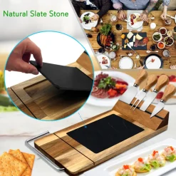Cheese Board Serving & Cutting Set<NutriChef Sale