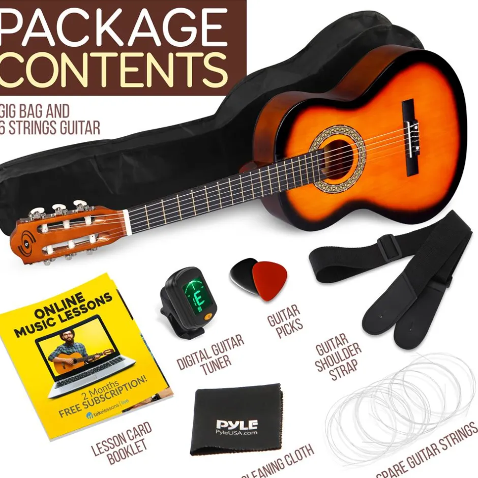Classic Style 3/4 Scale Guitar<Pyle Hot