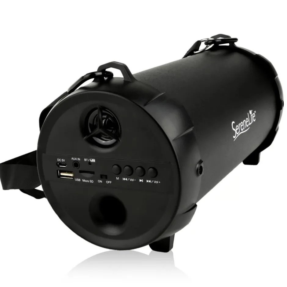 Compact & Portable Bluetooth Boombox<SereneLife Discount